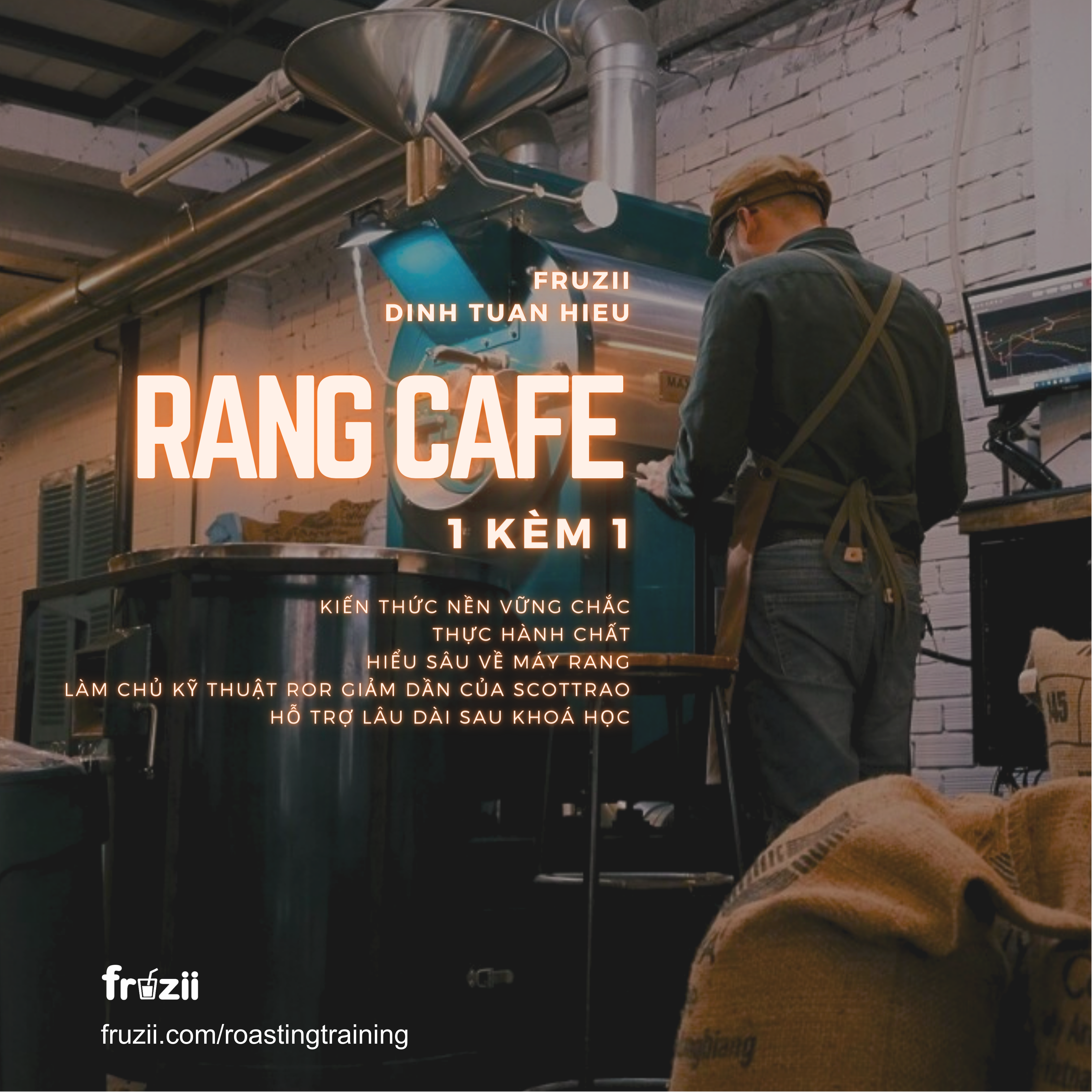 Rang cà phê 1 kèm 1