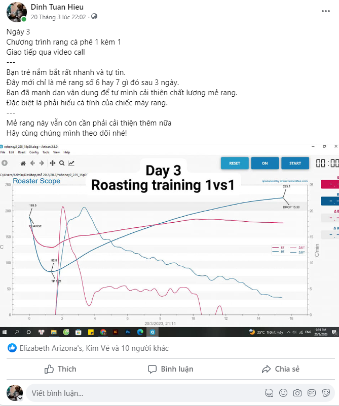 buổi học rang số 3