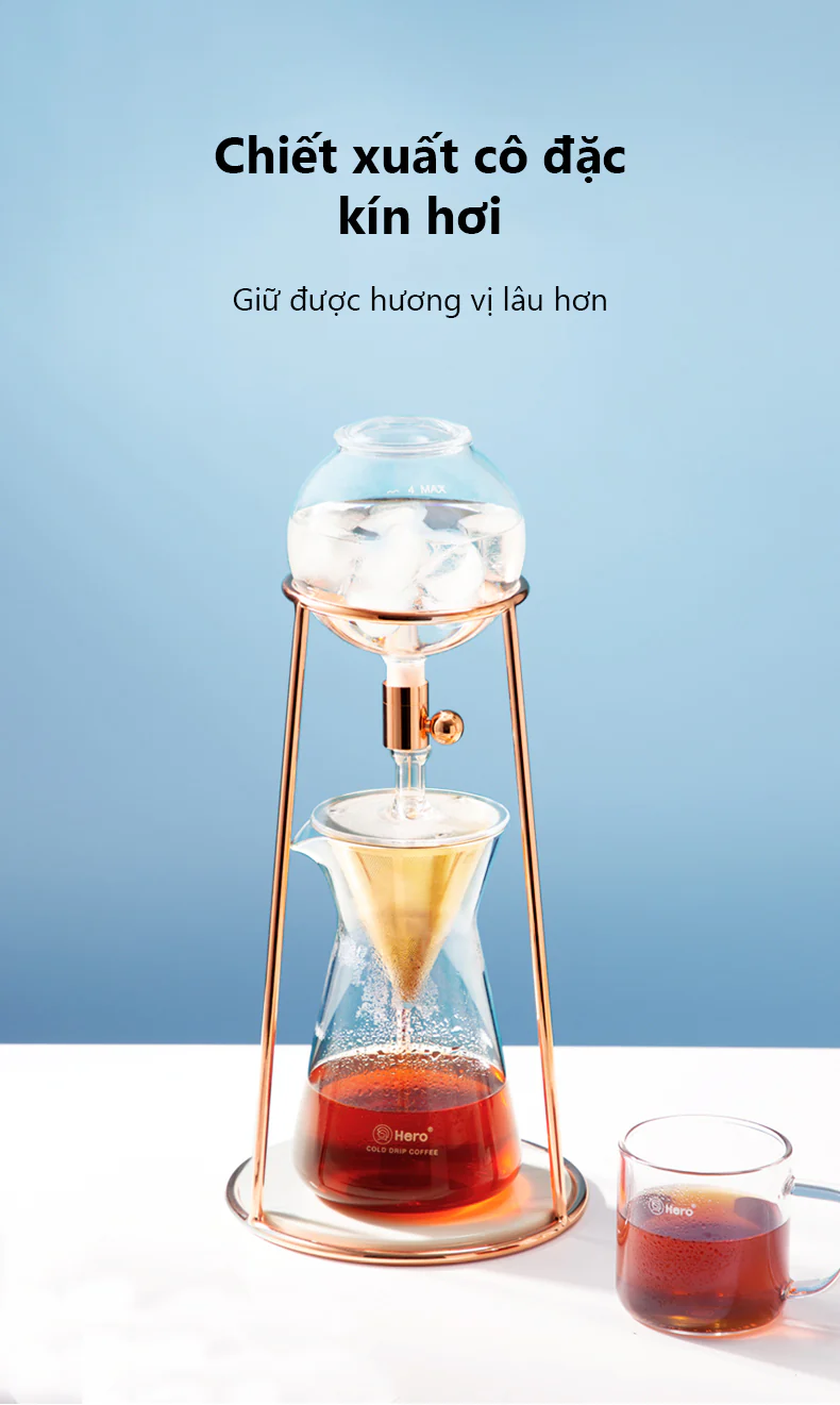 chiết xuất kín giữ hương vị 