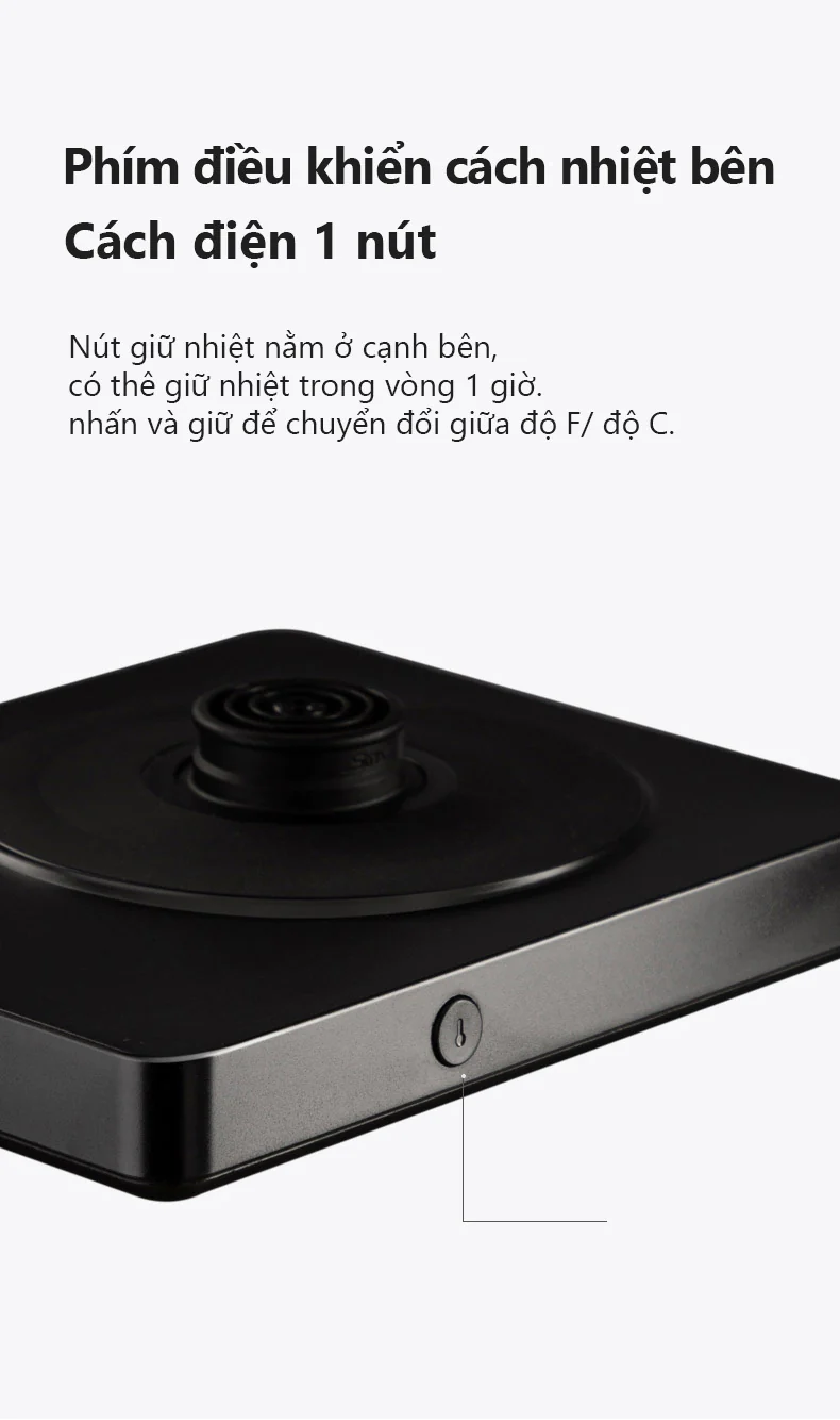 Phím điều khiển giữ nhiệt độ